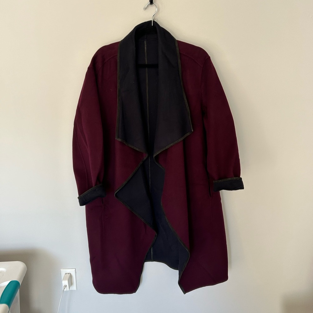 Wool and Cashmere duster, open coat- Lafayette 148 - Picture 8 of 9